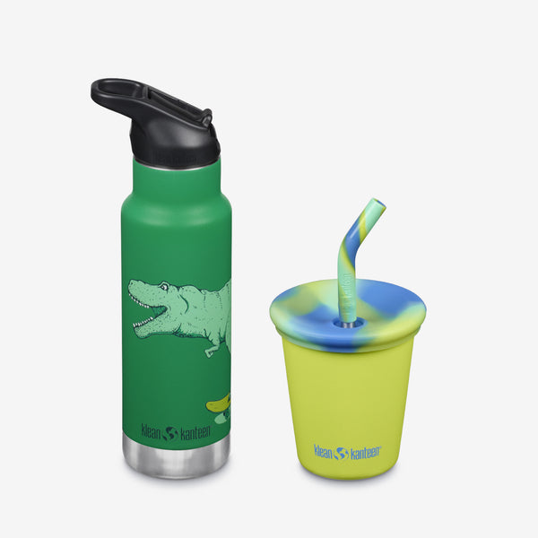 KK-Kids-SippyCupandWaterBottleSet-JuicyPear-DinoSkateGreen_600x.jpg
